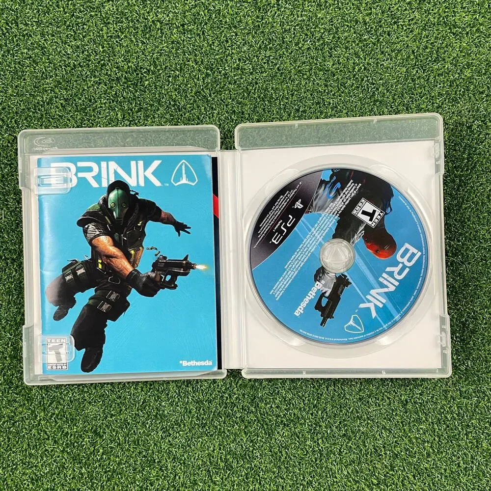 Brink (Sony PlayStation 3, 2011) Complete in Box CIB